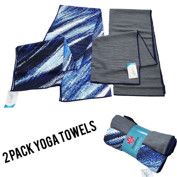 Yogafina  2 pack yoga towels. A pack pf 2. - Picture 1 of 6